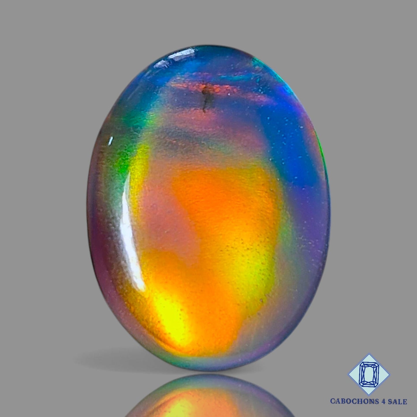 Aurora Opal + Crystal Quartz Doublet