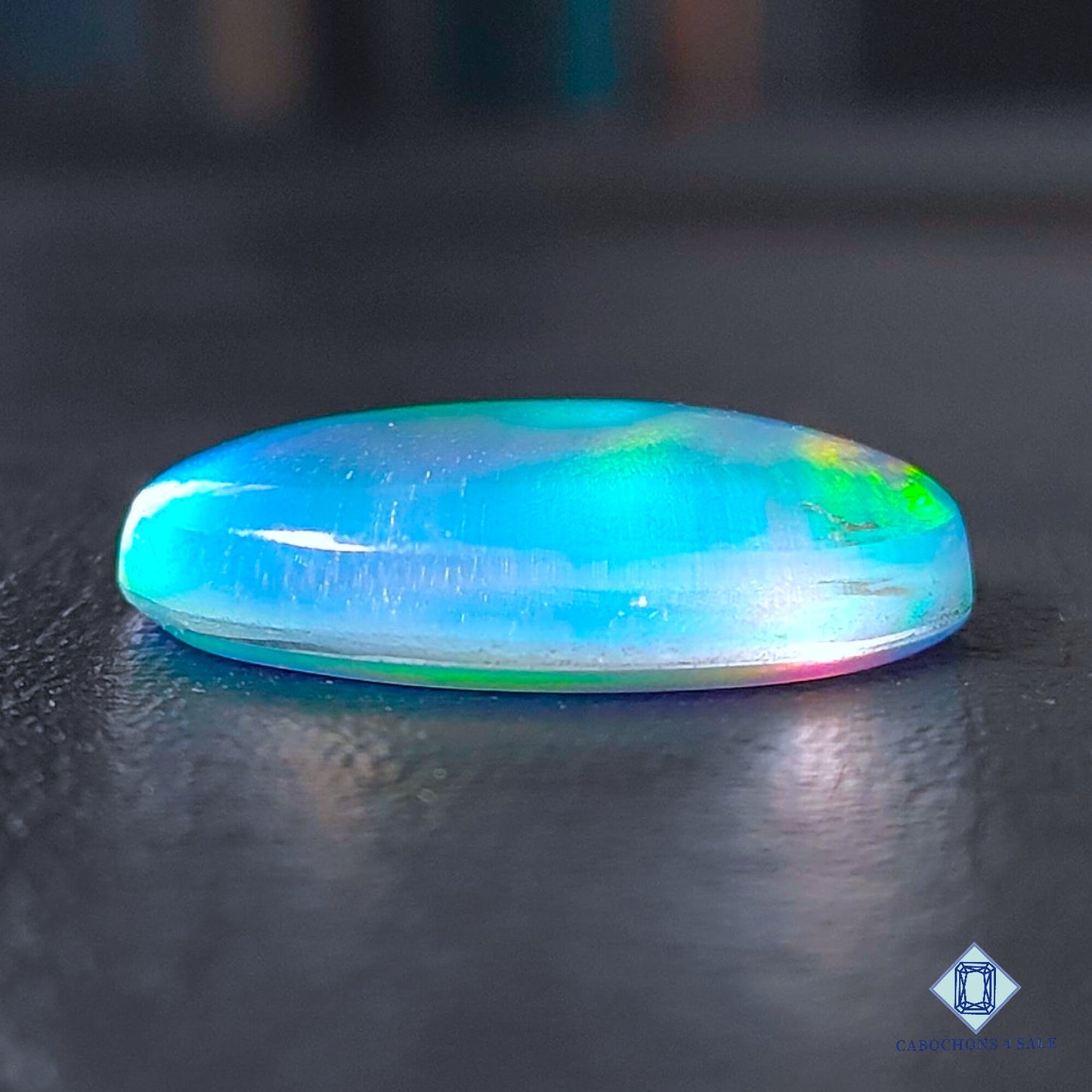 Aurora Opal + Crystal Quartz Doublet Gemstone Oval Doublets 27*20*6mm available for sale