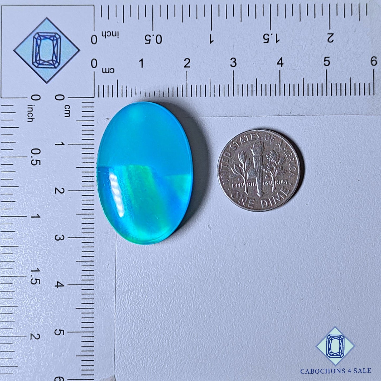 Dobletes de piedras preciosas de ópalo Aurora + cuarzo cristal, ovalados, 30 x 20 x 9 mm, disponibles para la venta 