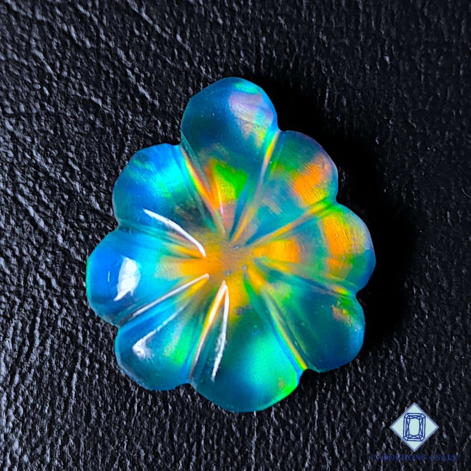 Aurora Opal + Crystal Quartz Doublet