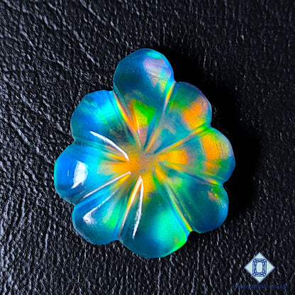 Aurora Opal + Crystal Quartz Doublet