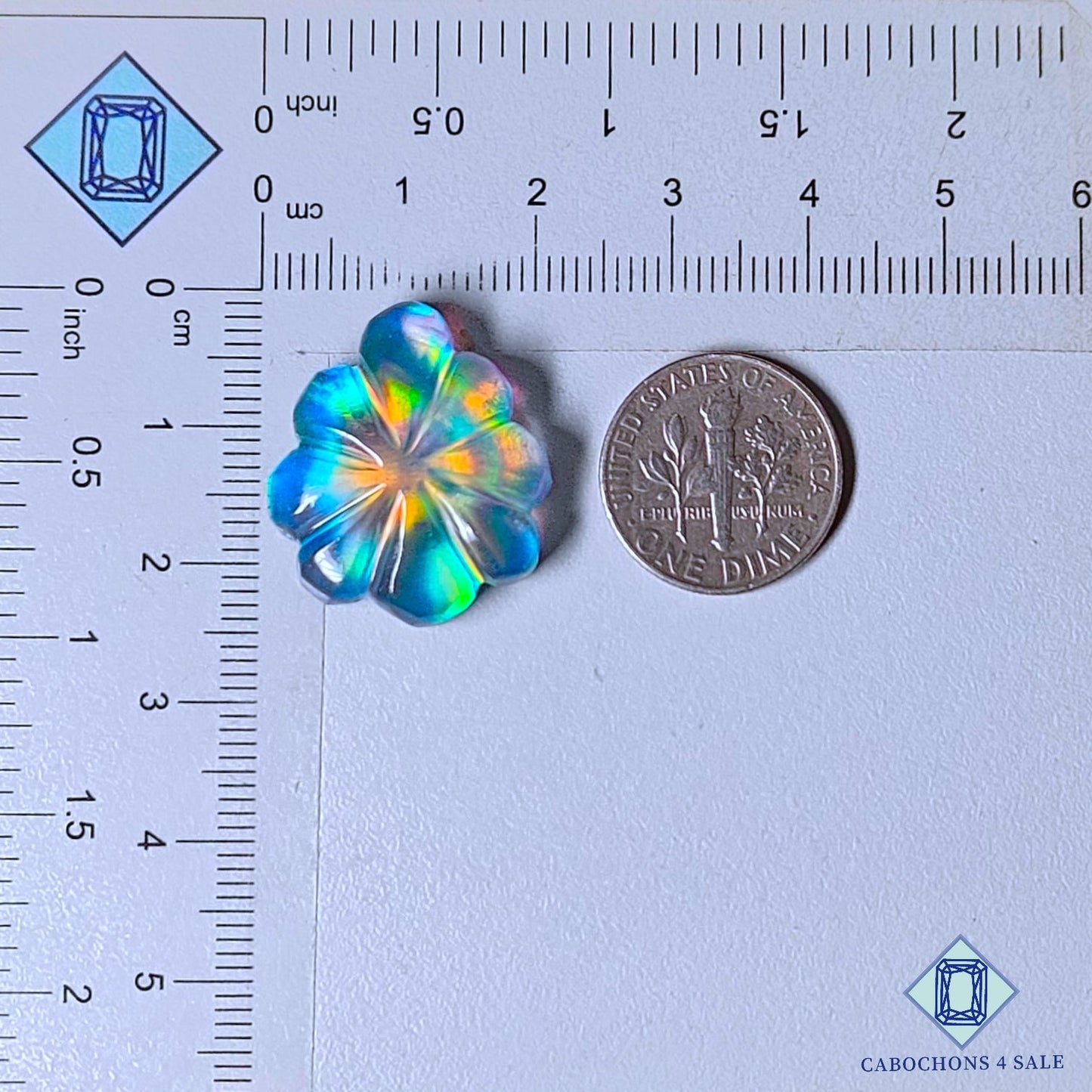 Dobletes de piedras preciosas de ópalo Aurora + cuarzo cristal, dobletes de fantasía, 23 x 20 x 7 mm, disponibles para la venta 