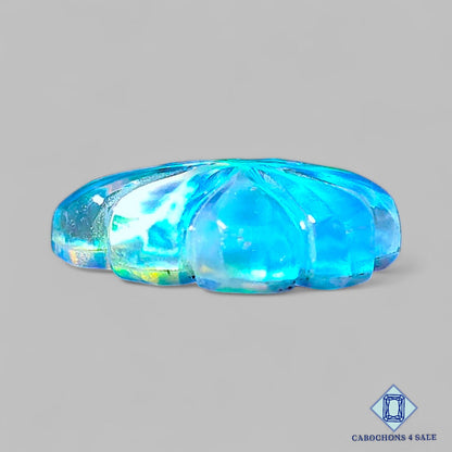 Dobletes de piedras preciosas de ópalo Aurora + cuarzo cristal, dobletes de fantasía, 23 x 20 x 7 mm, disponibles para la venta 