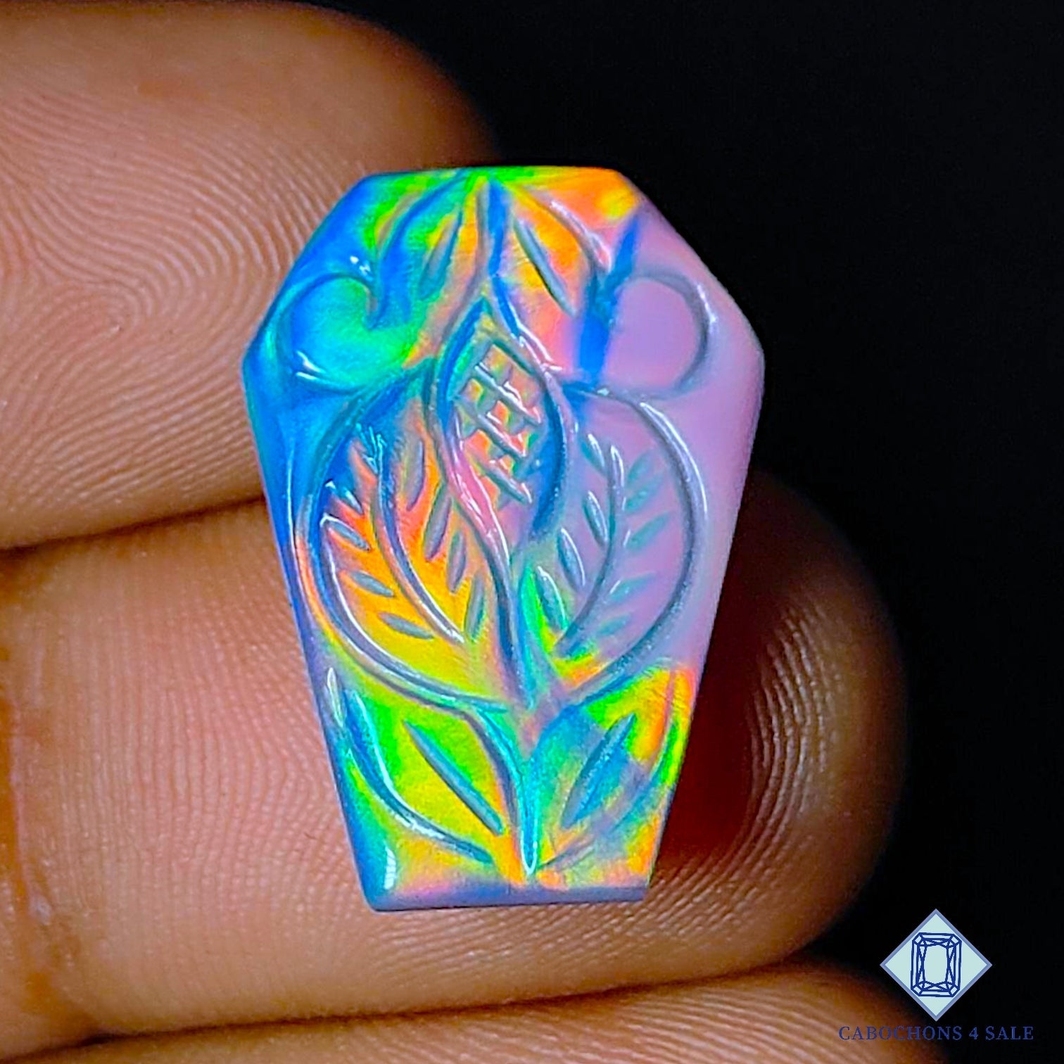 Aurora Opal + Crystal Quartz Doublet