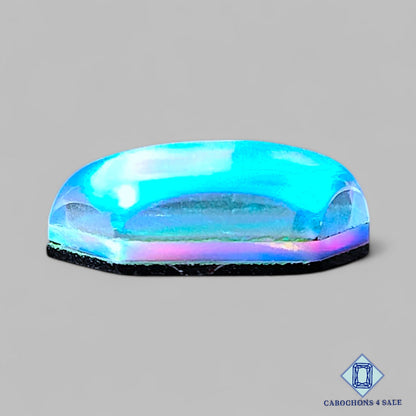 Aurora Opal + Crystal Quartz Doublet Gemstone Hexagon Doublets 18*11*7mm from  available for sale