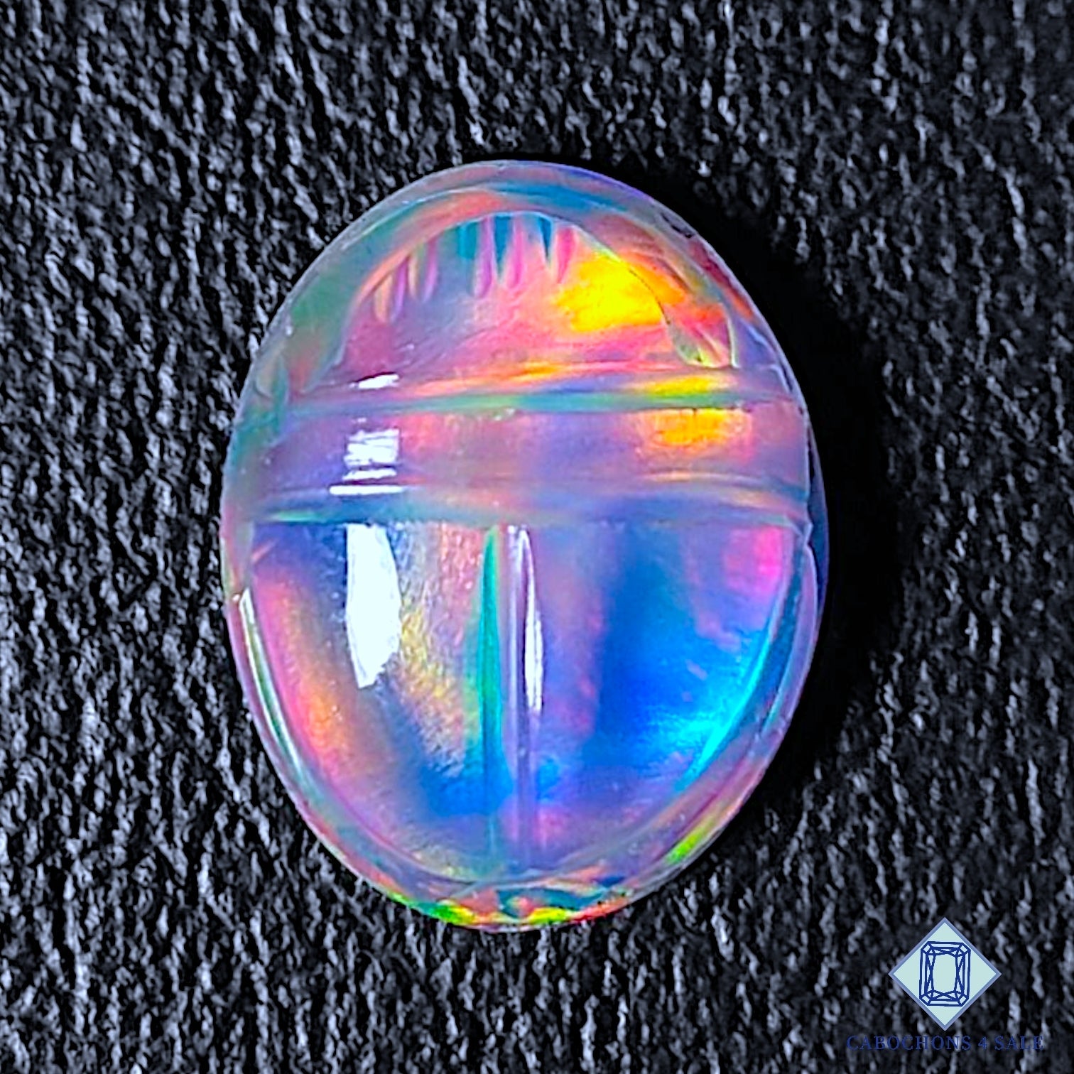Aurora Opal + Crystal Quartz Doublet