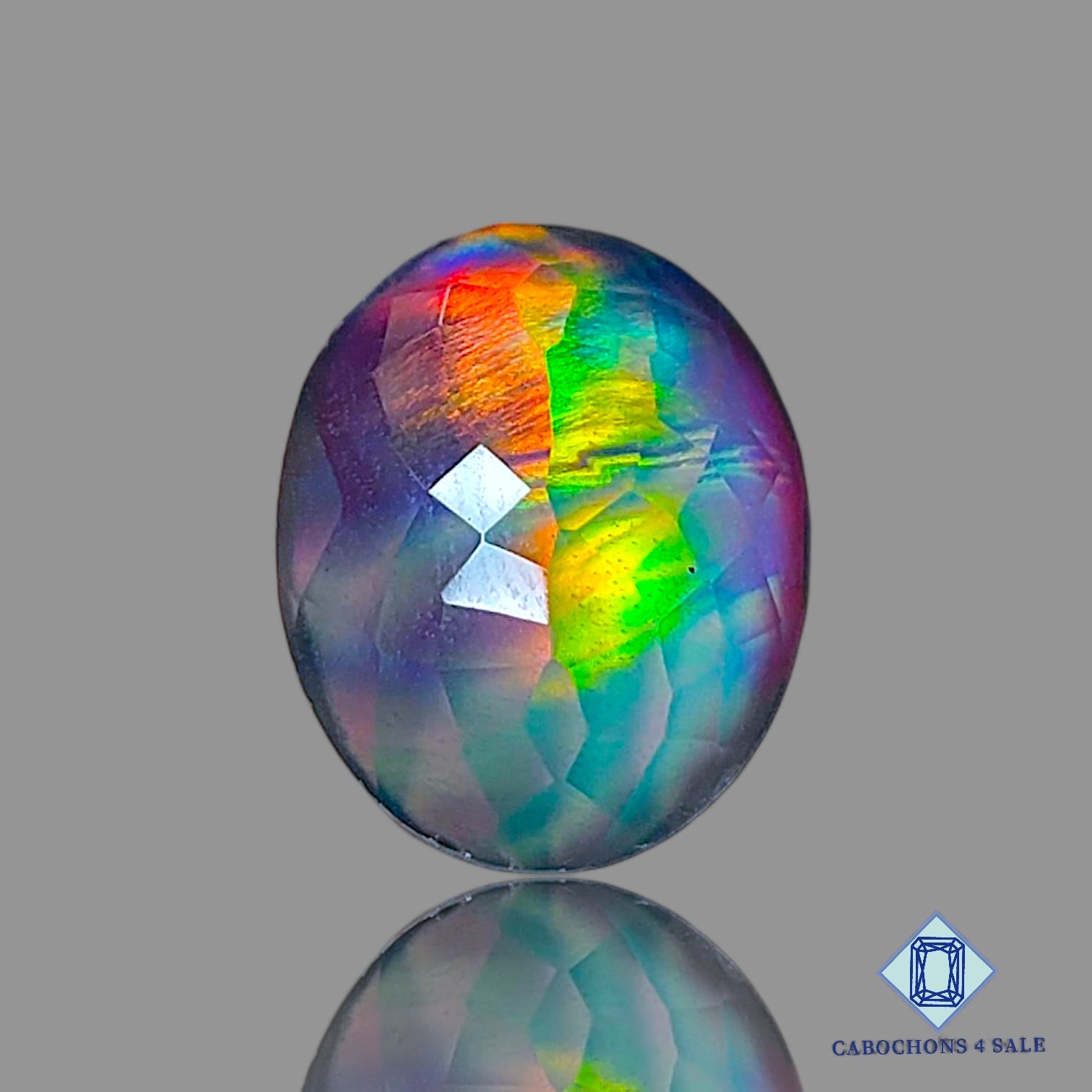 Aurora Opal Crystal Quartz Doublet