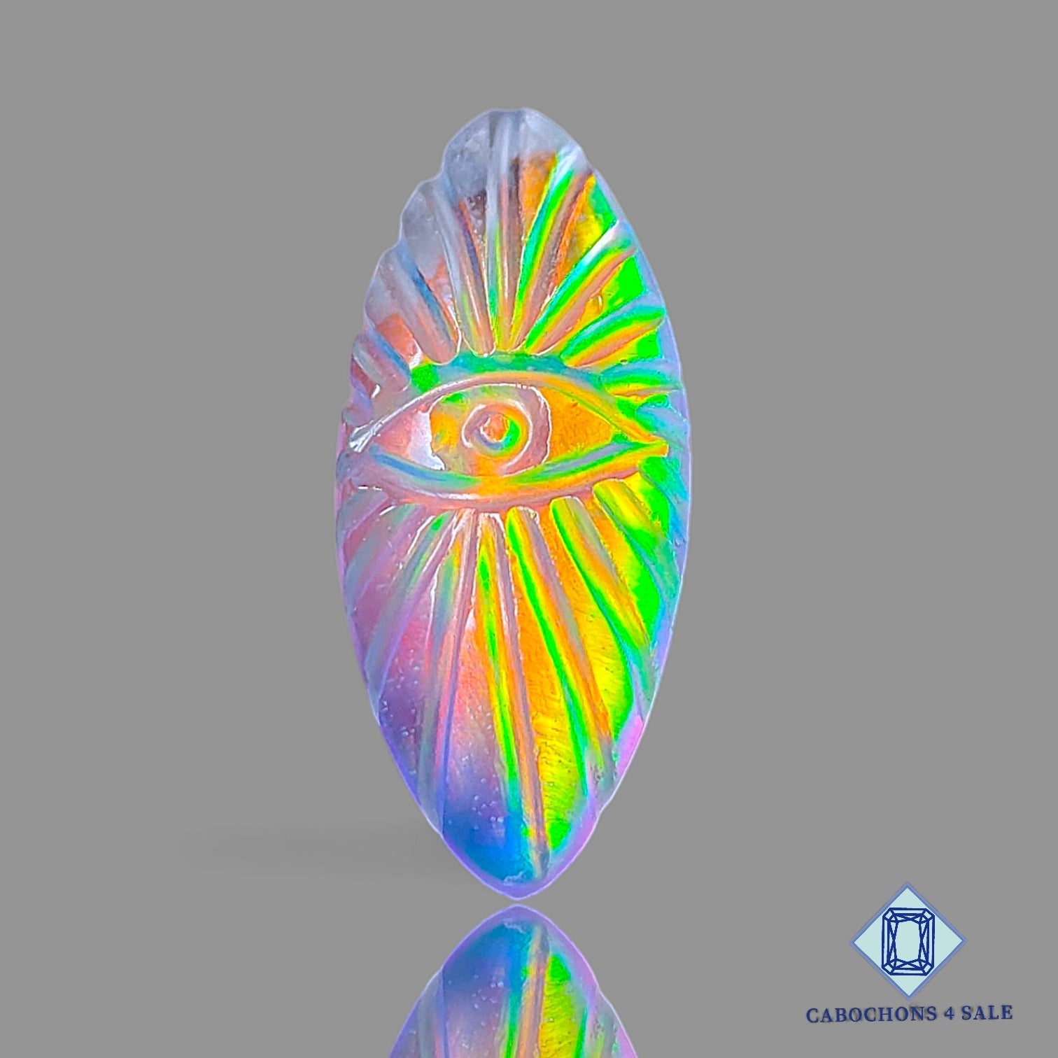 Aurora Opal Crystal Quartz Doublet