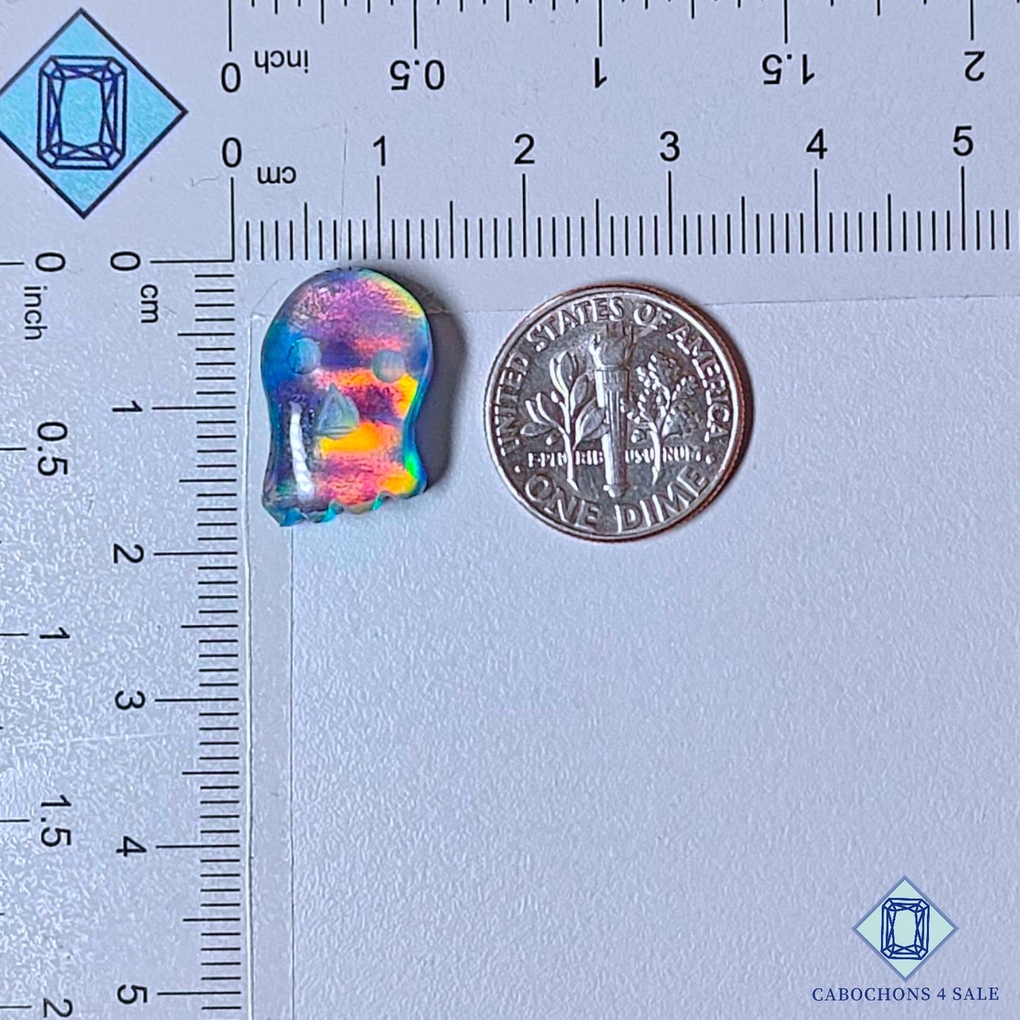 Aurora Opal + Crystal Quartz Doublet Gemstone  Marquise Doublets 18*11*6mm available for sale