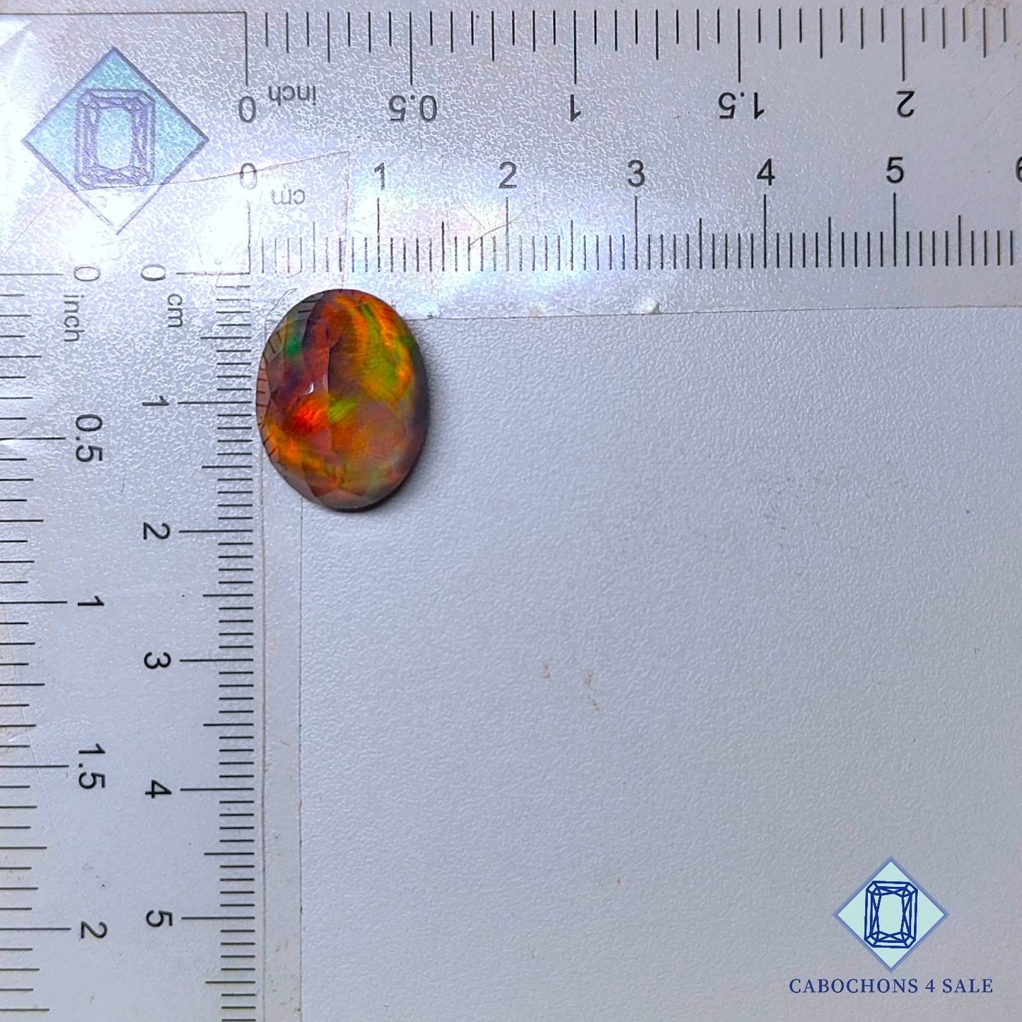 Aurora Opal + Crystal Quartz Doublet Gemstone  Oval Doublets 16*13*8mm available for sale