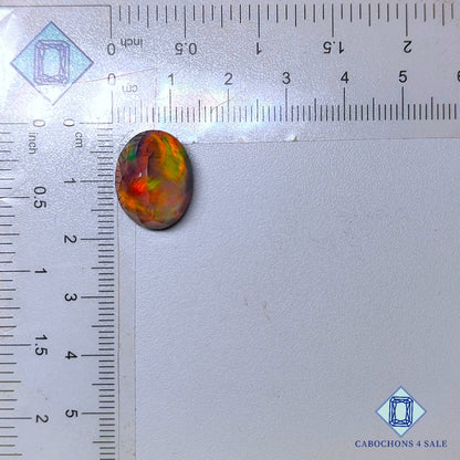 Aurora Opal + Crystal Quartz Doublet Gemstone  Oval Doublets 16*13*8mm available for sale