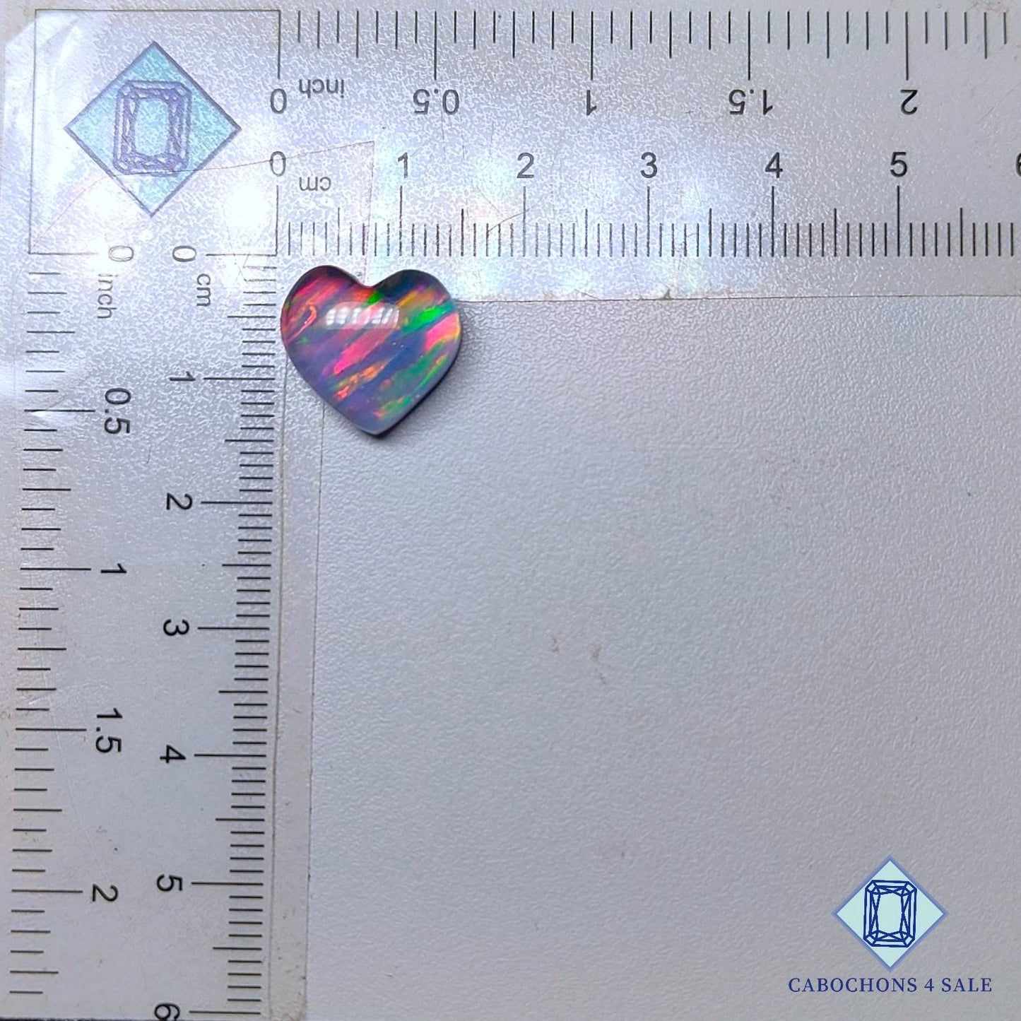 Dobletes de piedras preciosas de corazón de ópalo Aurora + cuarzo cristal, 13 x 14 x 6 mm, disponibles para la venta