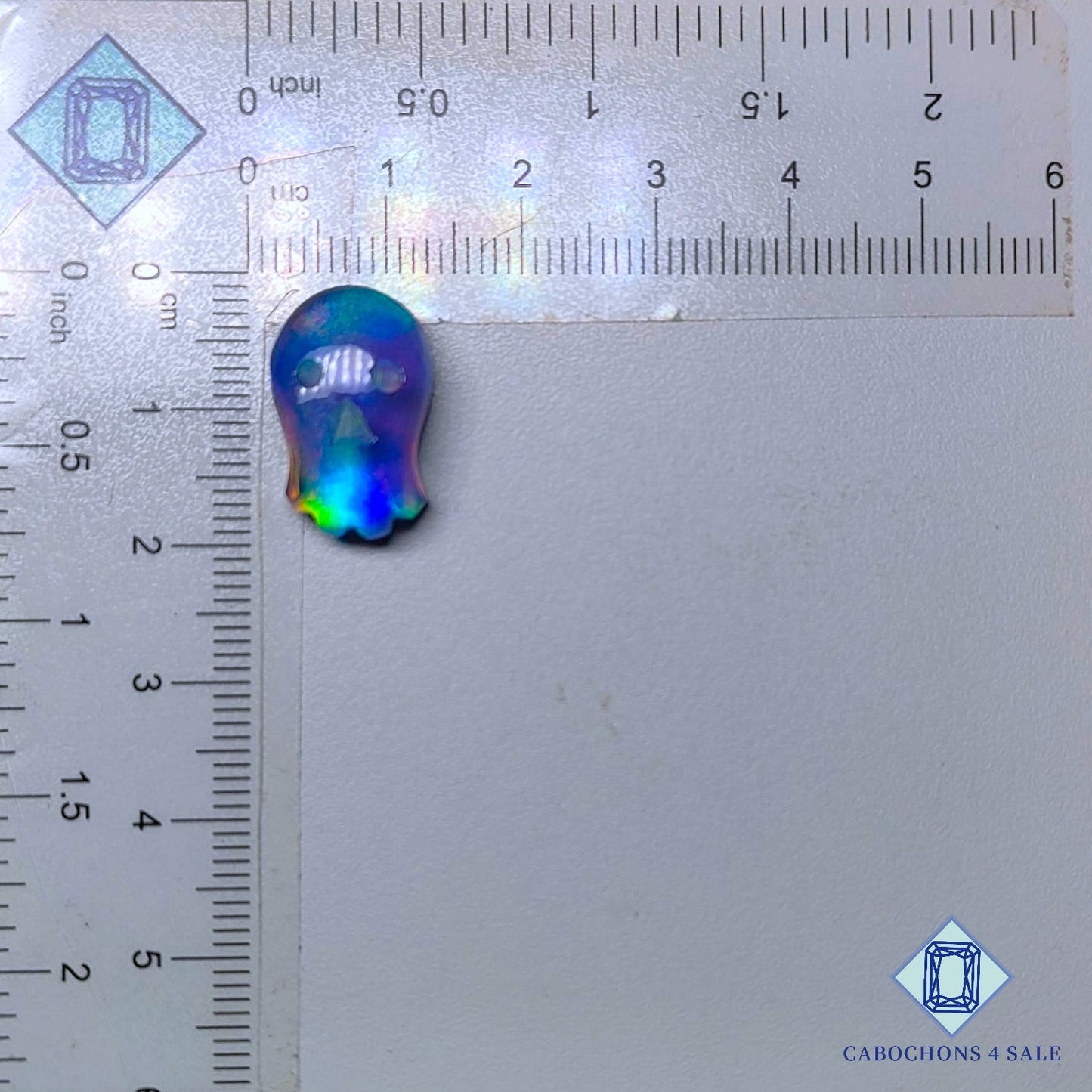 Aurora Opal + Crystal Quartz Doublet Gemstone  Fancy Doublets 18*11*6mm available for sale