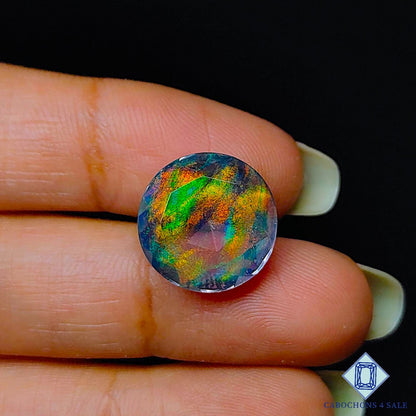 Aurora Opal + Crystal Quartz Doublet