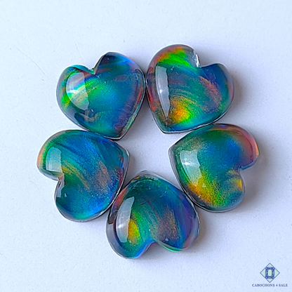 Aurora Opal Crystal Quartz Doublet