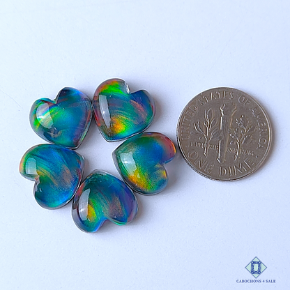 Aurora Opal Crystal Quartz Doublet