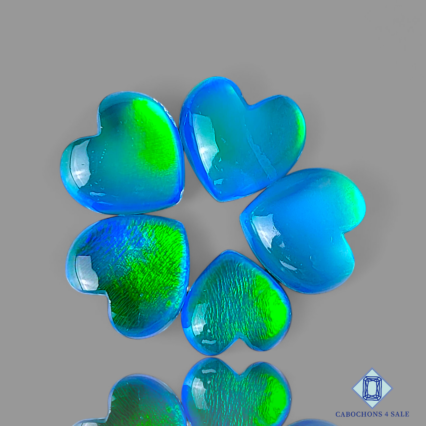 Aurora Opal Crystal Quartz Doublets