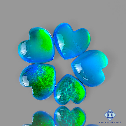 Aurora Opal Crystal Quartz Doublets