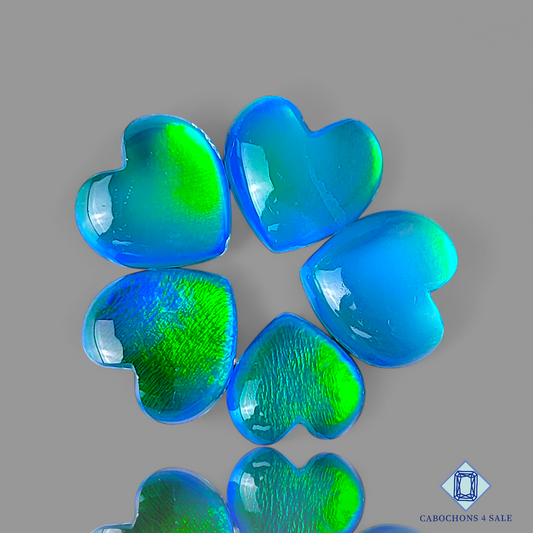 Aurora Opal Crystal Quartz Doublets