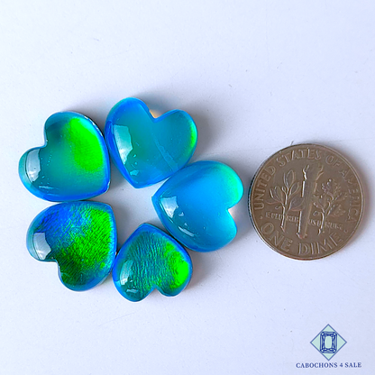 Aurora Opal Crystal Quartz Doublets