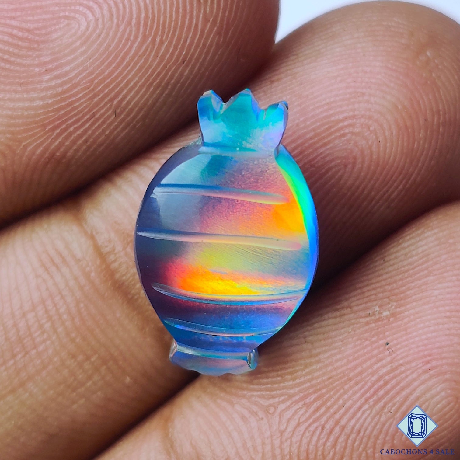 Aurora Opal + Crystal Quartz Doublets