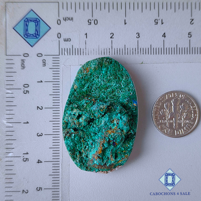 Azurite Oval Druzy