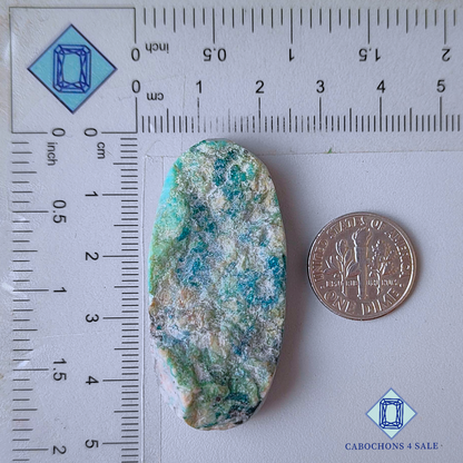 Azurite Oval Druzy