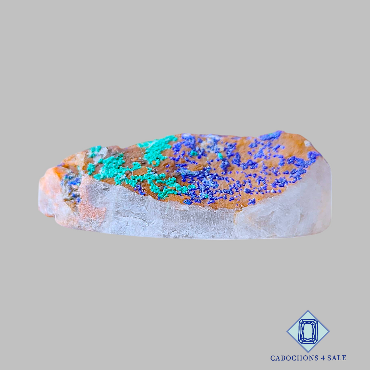 Druzy ovalado de azurita