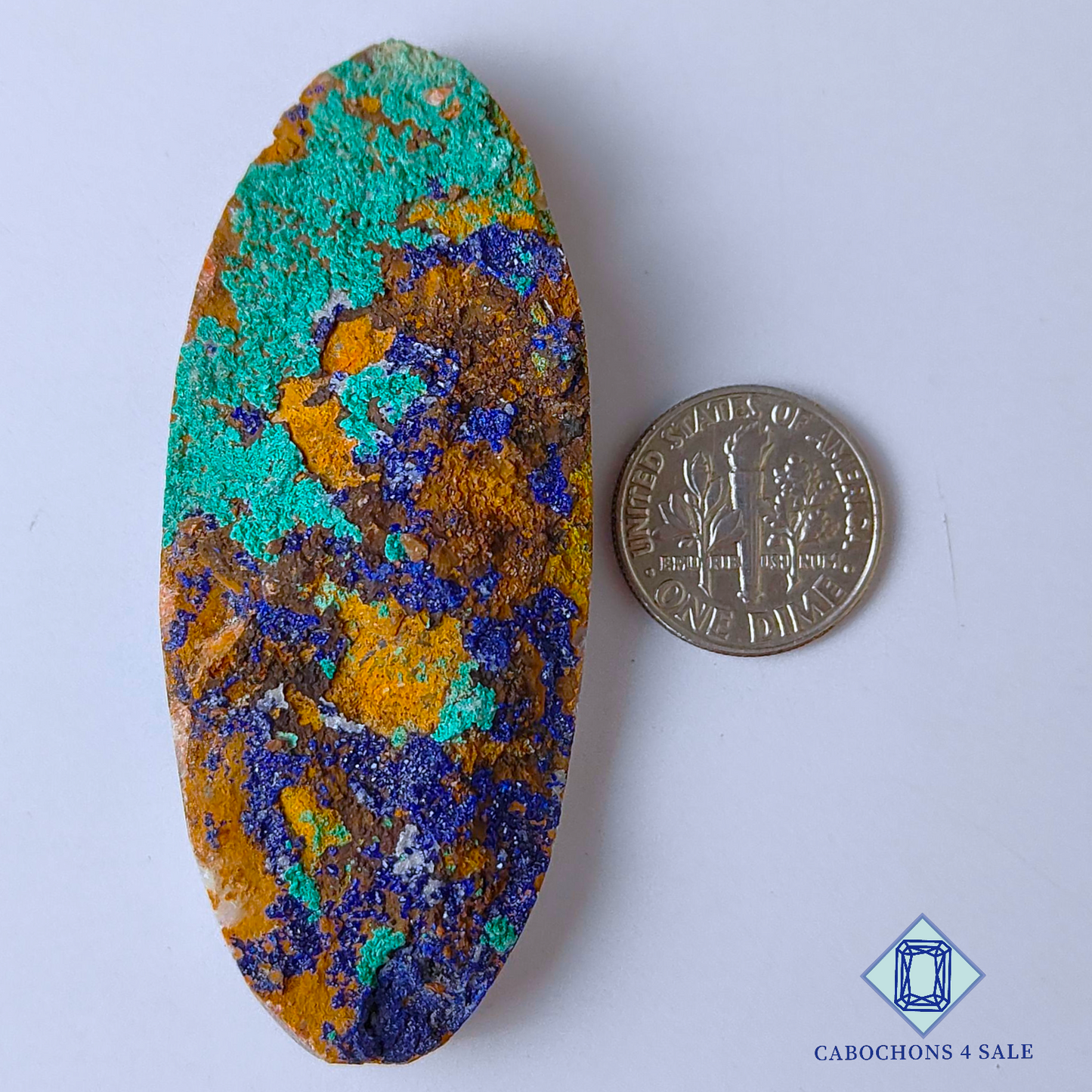 Azurite Oval Druzy