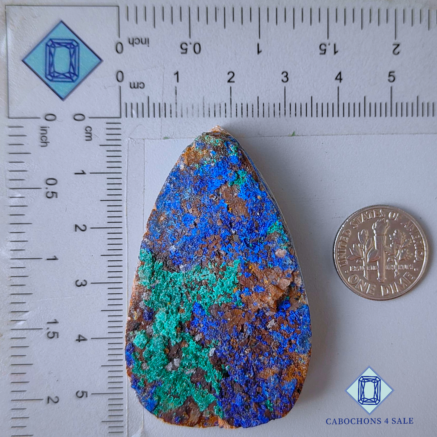 Azurite Pear Druzy