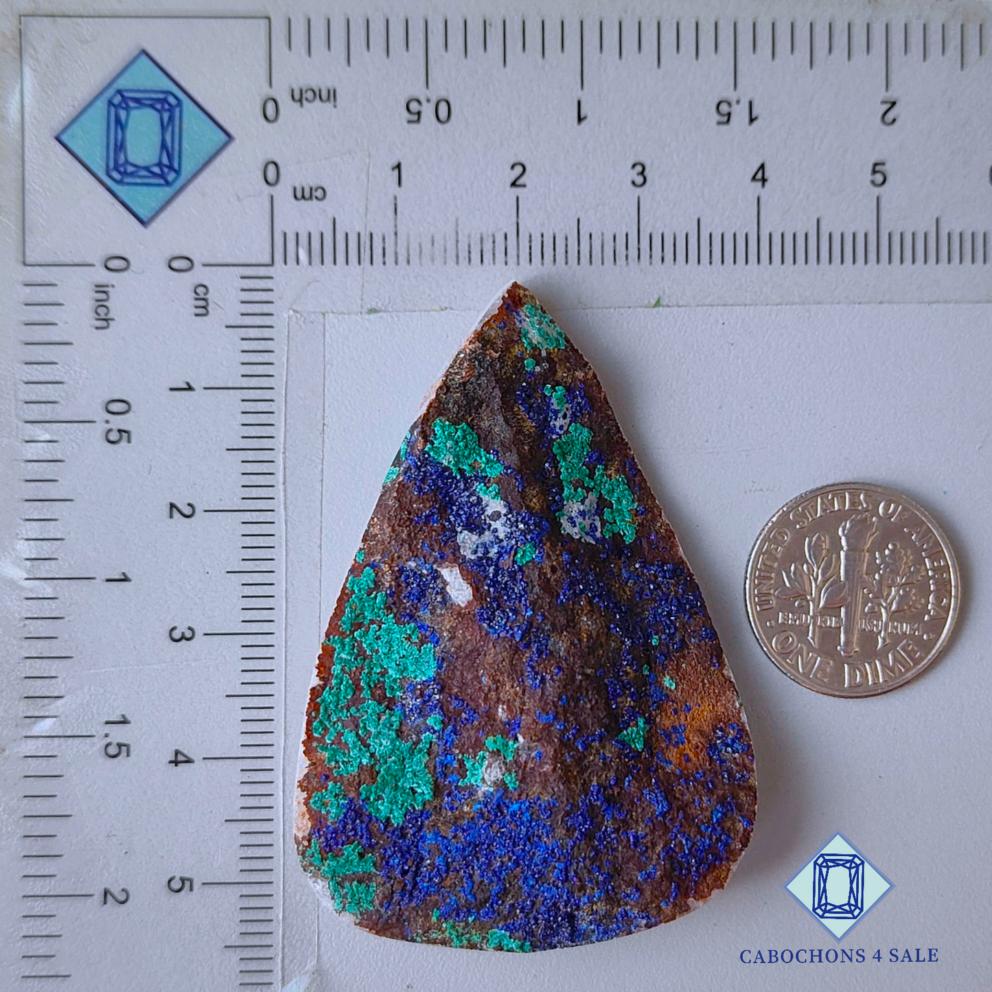 Azurite Pear Druzy