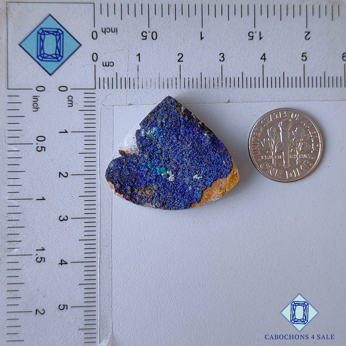 Azurite Pear Druzy
