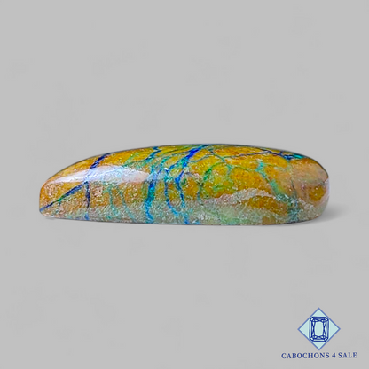 Cabujones de pera de azurita