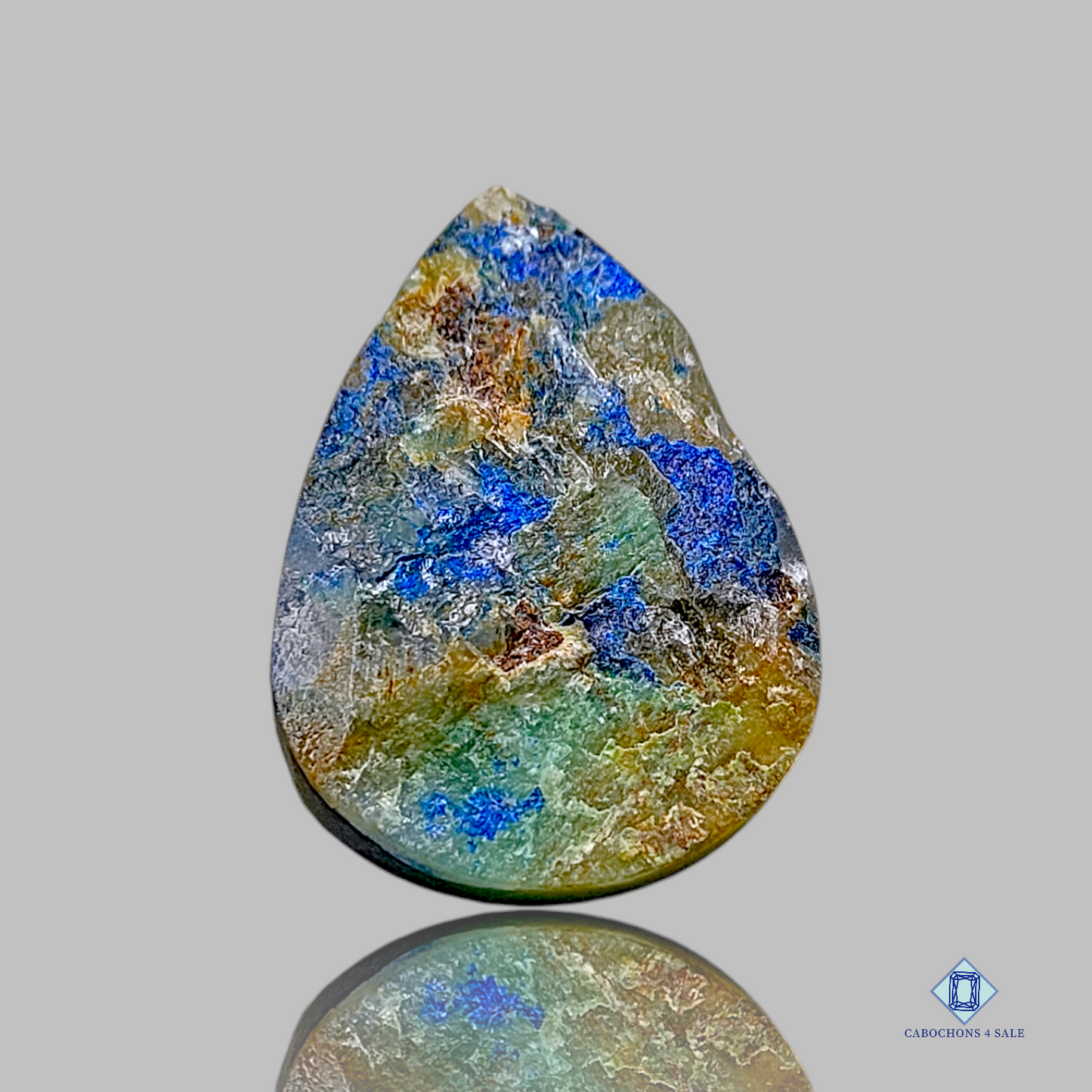 Azurite-Pear-Druzy