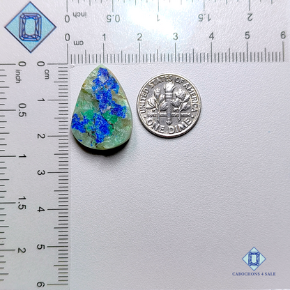 Azurite-Pear-Druzy