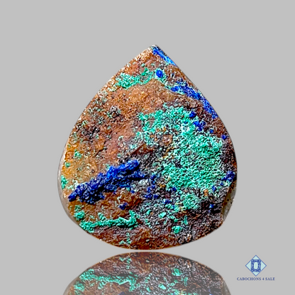 Azurite-c4sw1671-Pear-Blue-Druzy