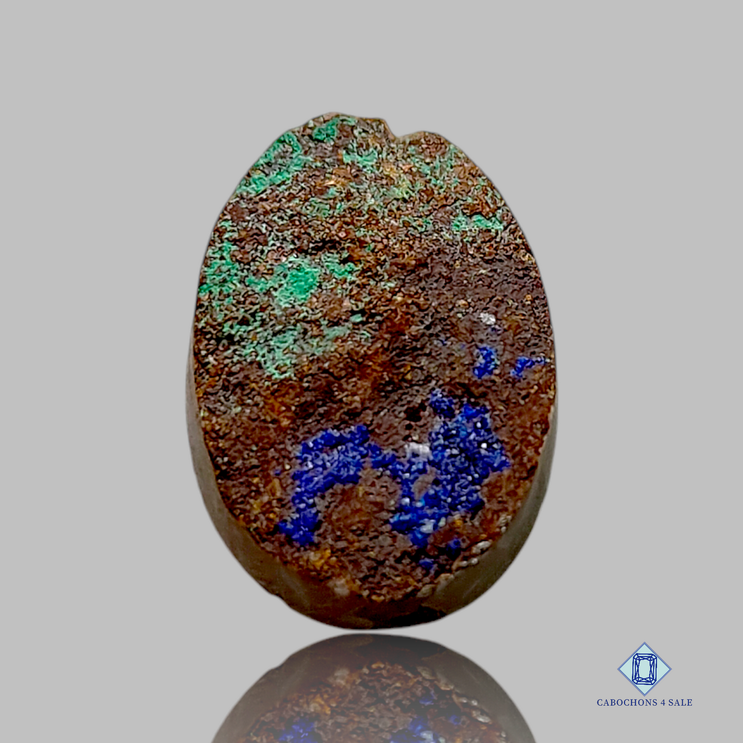 Azurite oval Druzy