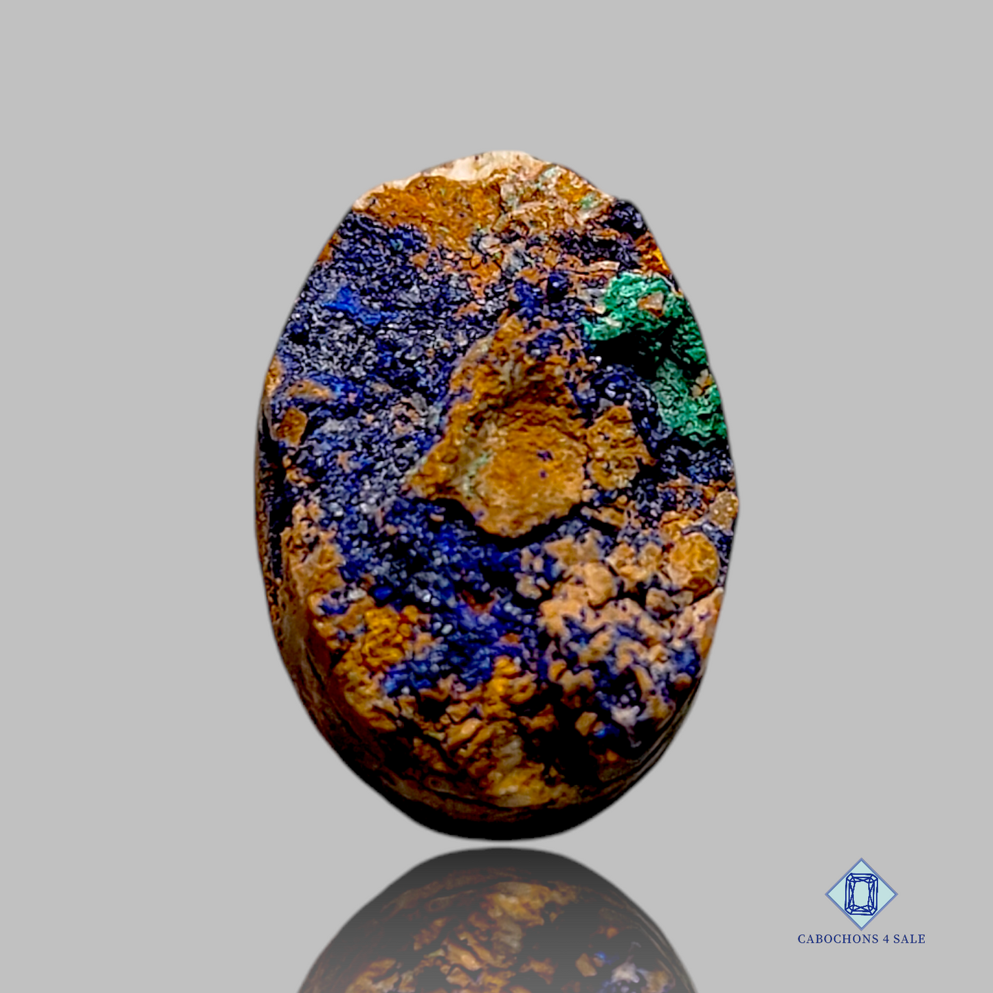 Azurite oval Druzy