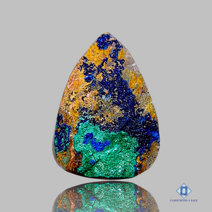 Azurite-c4sw1679-pear-Blue-Druzy