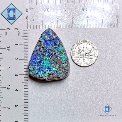 Azurite-pear-Druzy