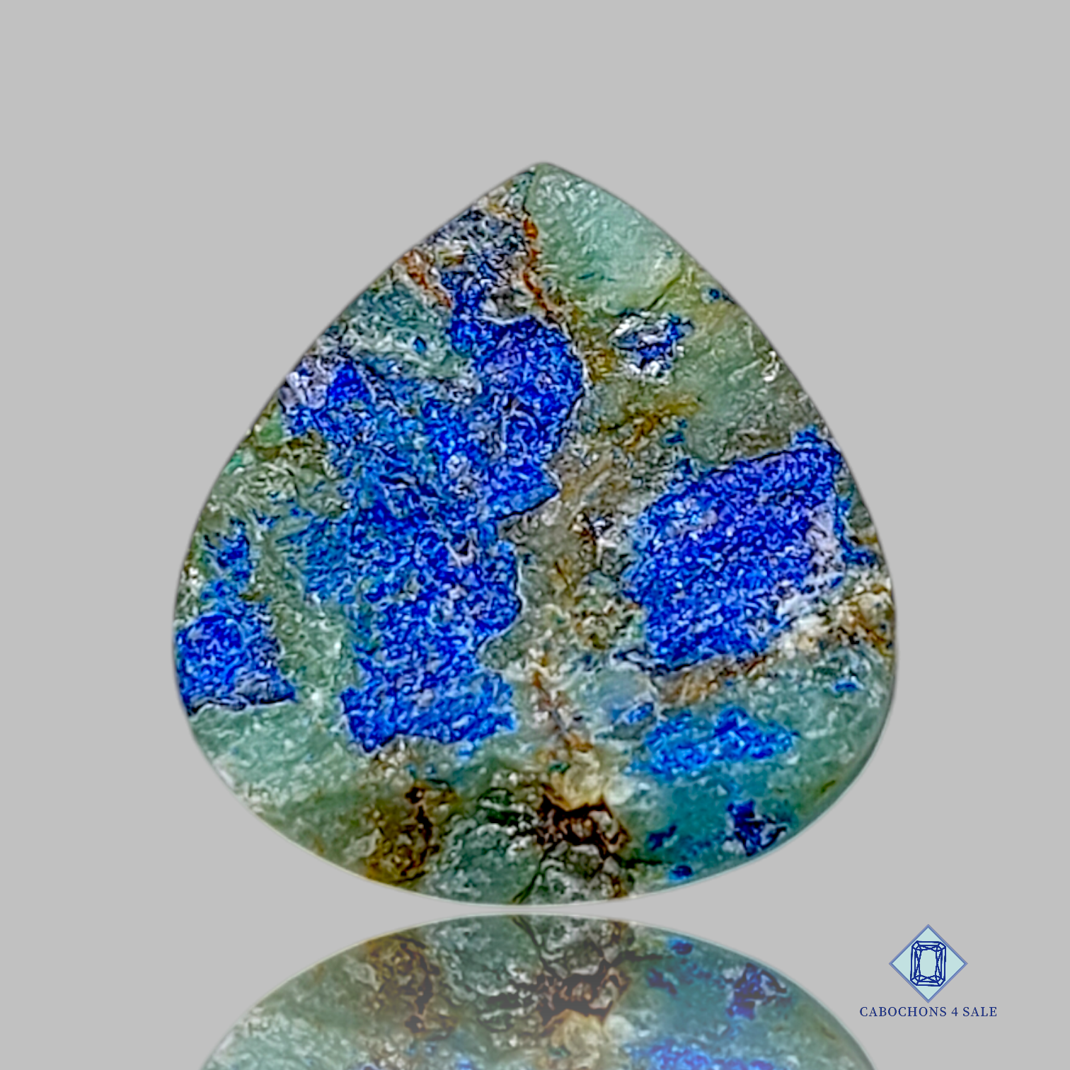 Azurite-c4sw1681-pear-Blue-Druzy