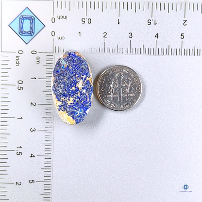 Azurite Oval Druzy