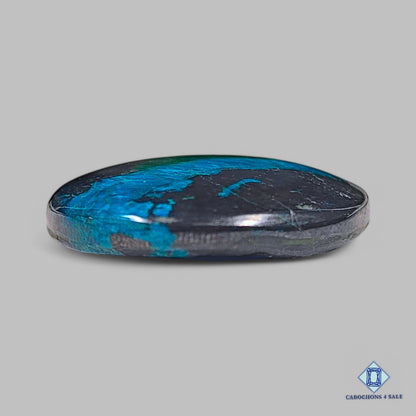 Natural Azurite Chrysocolla Gemstone Oval Cabochons 38*28*6mm  from Chile available for sale
