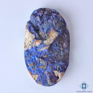 Azurite Druzy Oval Druzy 47*27*11mm