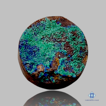 Azurite Druzy-Round-Druzy