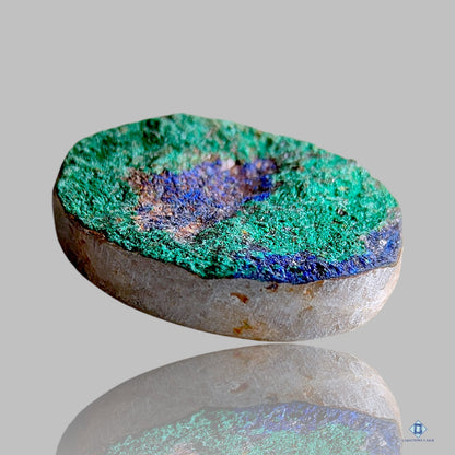 Azurite Malachite Oval Cabochons