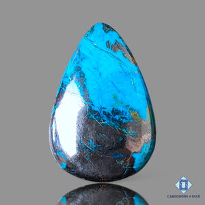 Natural Azurite Shattuckite Gemstone  Pear Cabochons 28*14*5mm from United States available for sale