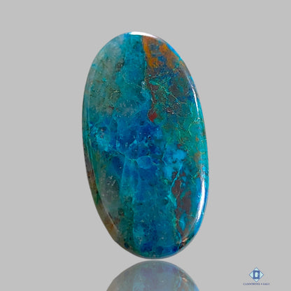 Azurite Shattuckite Oval Cabochons