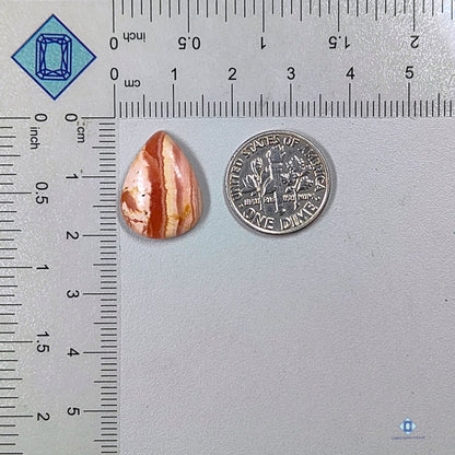 Banded Rhodochrosite Pear Cabochons