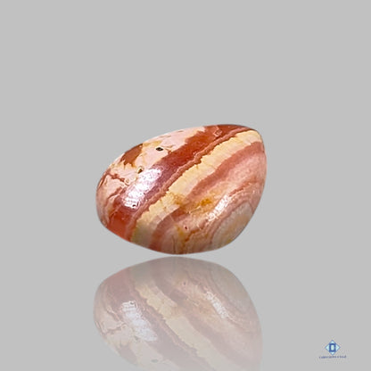 Banded Rhodochrosite Pear Cabochons